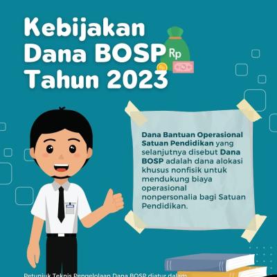 beberapa perbedaan ketentuan BOS, BOP PAUD, dan BOP Kesetaraan antara tahun 2022 dan 2023